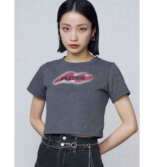 EMODA「スプレーロゴミニマルTシャツ」|Tシャツ・カットソー|