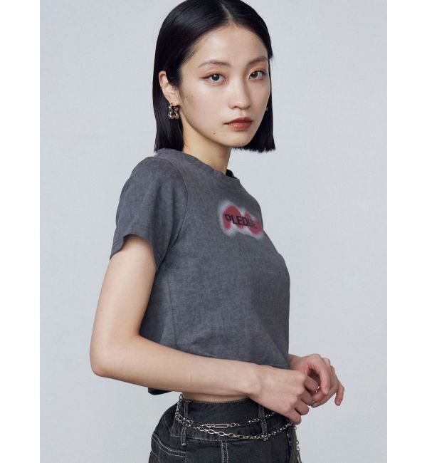 EMODA「スプレーロゴミニマルTシャツ」|Tシャツ・カットソー|