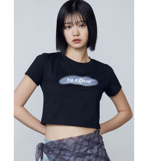 EMODA「スプレーロゴミニマルTシャツ」|Tシャツ・カットソー|