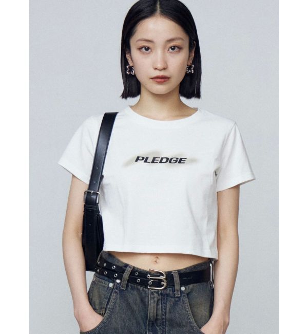 EMODA「スプレーロゴミニマルTシャツ」|Tシャツ・カットソー|