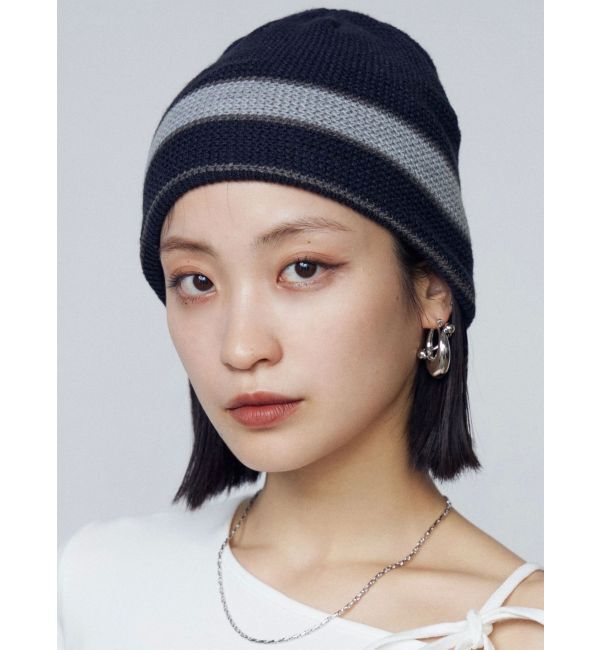 EMODA「リバーシブルラインビーニー」|キャップ・キャスケット|