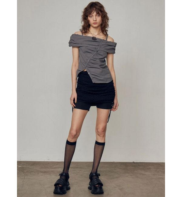 EMODA「オフショルダーボタントップ」|Tシャツ・カットソー|