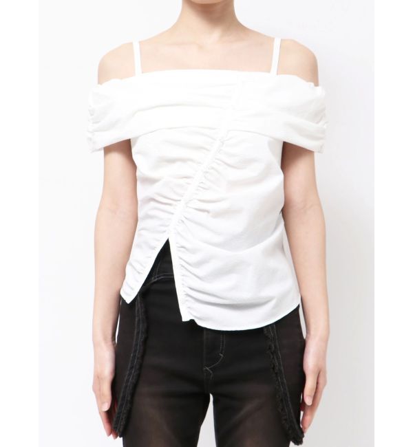 EMODA「オフショルダーボタントップ」|Tシャツ・カットソー|