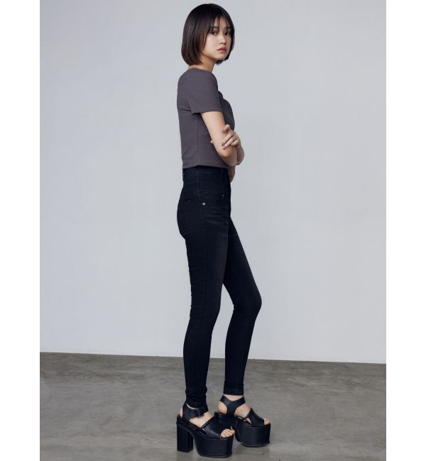 EMODA「フロントボタンショートリブトップ」|Tシャツ・カットソー|