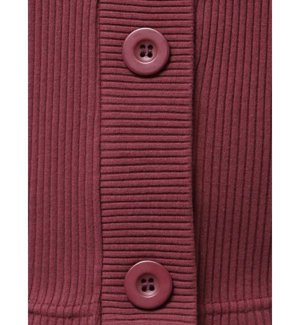 EMODA「フロントボタンショートリブトップ」|Tシャツ・カットソー|