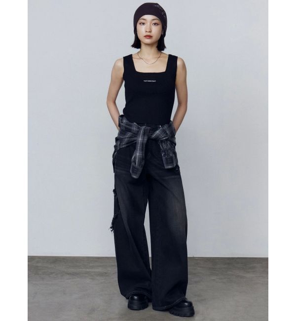 EMODA「ストーンロゴニットタンクトップ」|Tシャツ・カットソー|