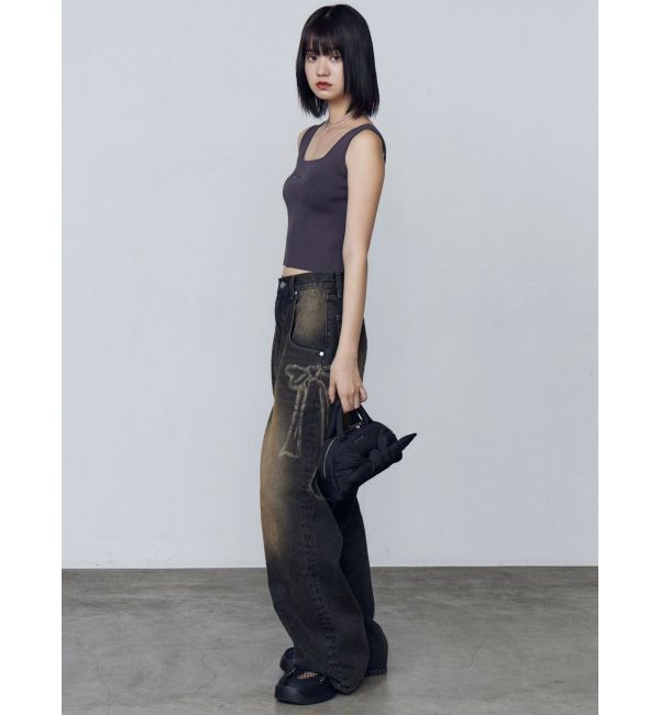 EMODA「ストーンロゴニットタンクトップ」|Tシャツ・カットソー|