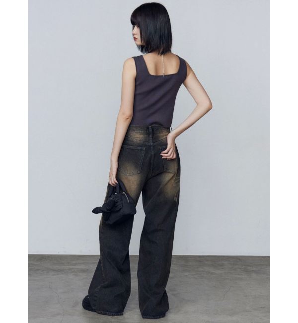 EMODA「ストーンロゴニットタンクトップ」|Tシャツ・カットソー|