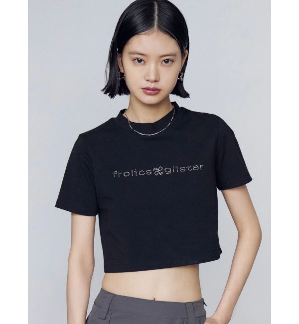 EMODA「ミニマルフィットストーントップ」|Tシャツ・カットソー|ブラック