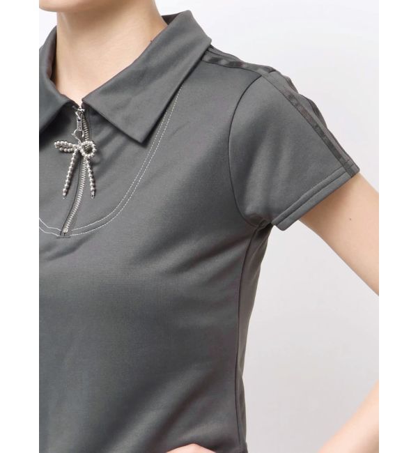 EMODA「リボンカラージップトップ」|Tシャツ・カットソー|