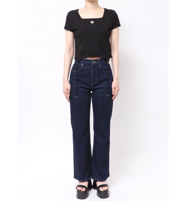 EMODA「スクエアネックギャザートップ」|Tシャツ・カットソー|