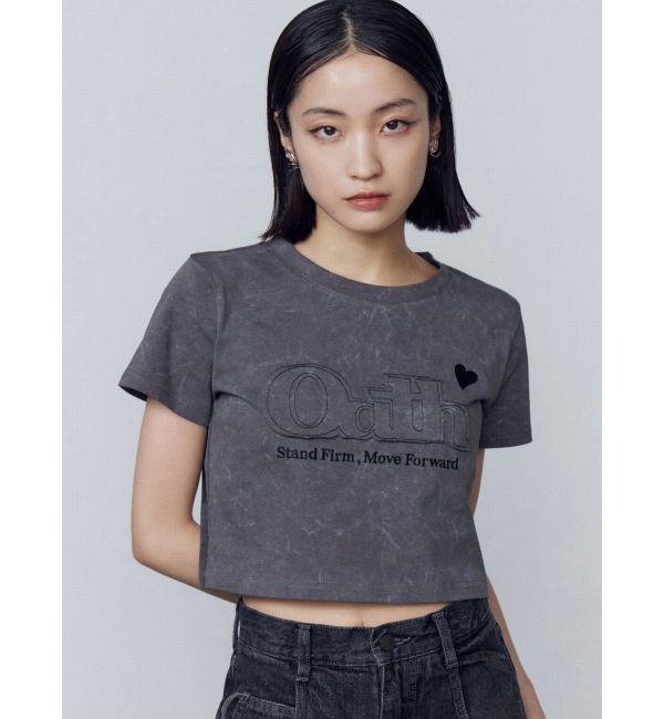 EMODA「ロゴパッチミニマルTシャツ」|Tシャツ・カットソー|
