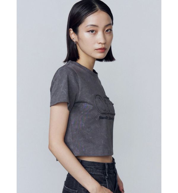 EMODA「ロゴパッチミニマルTシャツ」|Tシャツ・カットソー|