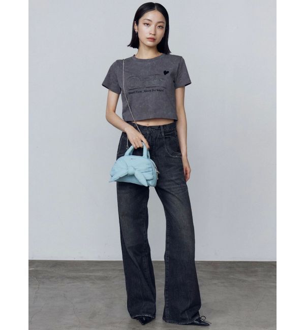 EMODA「ロゴパッチミニマルTシャツ」|Tシャツ・カットソー|