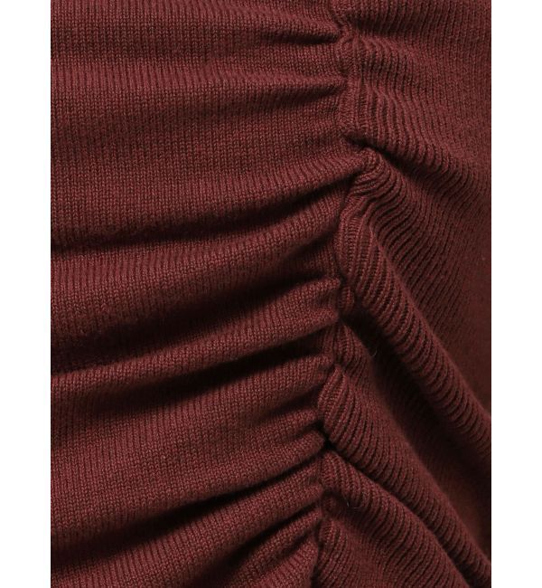 EMODA「チョーカーギャザーショートスリーブニット」|ニット・セーター|