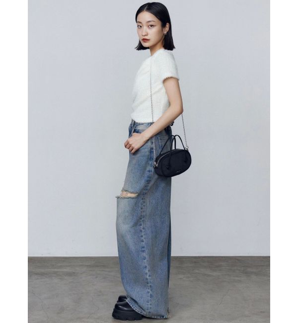 EMODA「テクスチャードレープトップ」|Tシャツ・カットソー|