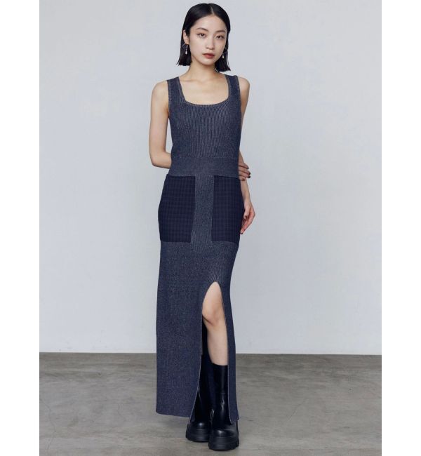 EMODA「ドッキングポケットワンピース」|ワンピース|ネイビー