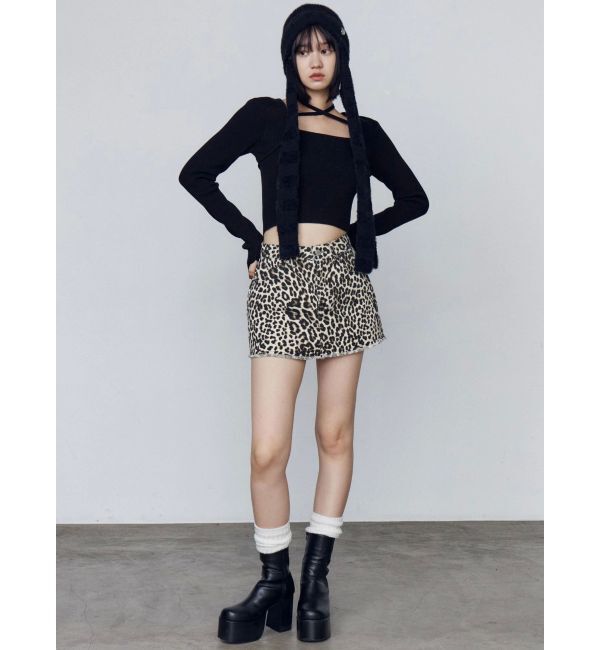 EMODA「ボックスミニスカート」|スカート|