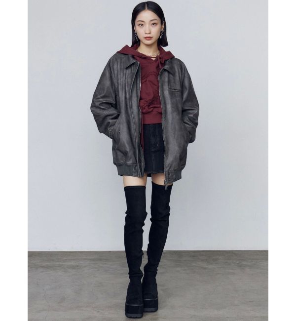 EMODA「ボックスミニスカート」|スカート|