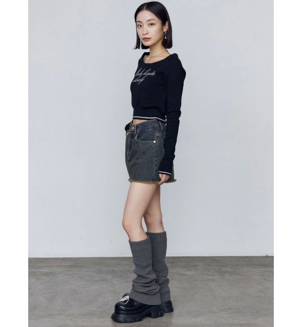 EMODA「ボックスミニスカート」|スカート|