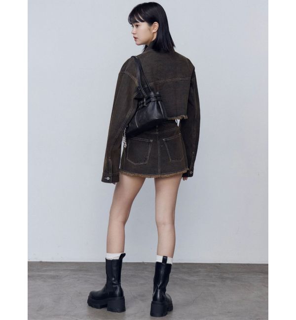 EMODA「ボックスミニスカート」|スカート|