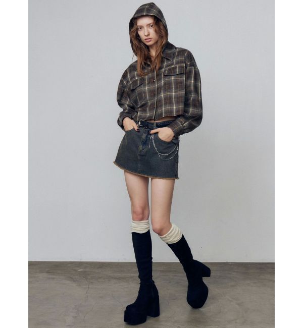 EMODA「ボックスミニスカート」|スカート|