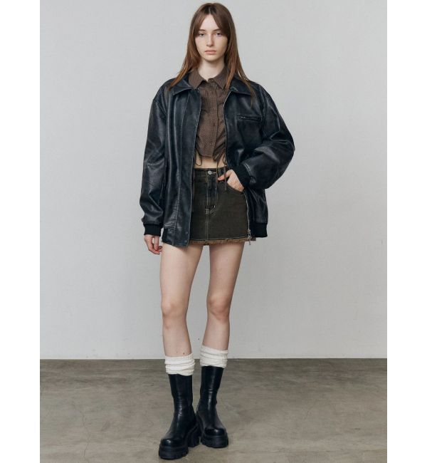 EMODA「ボックスミニスカート」|スカート|