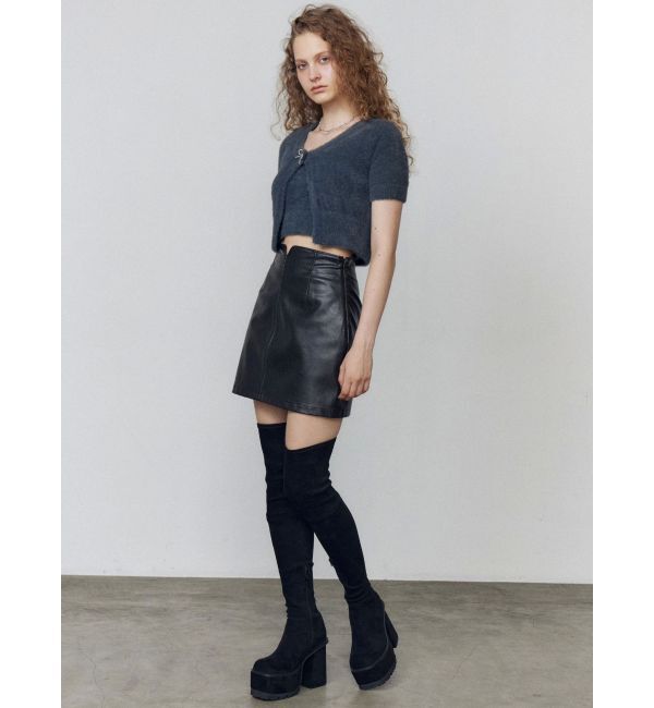 EMODA「カーブウエストミニスカート」|スカート|