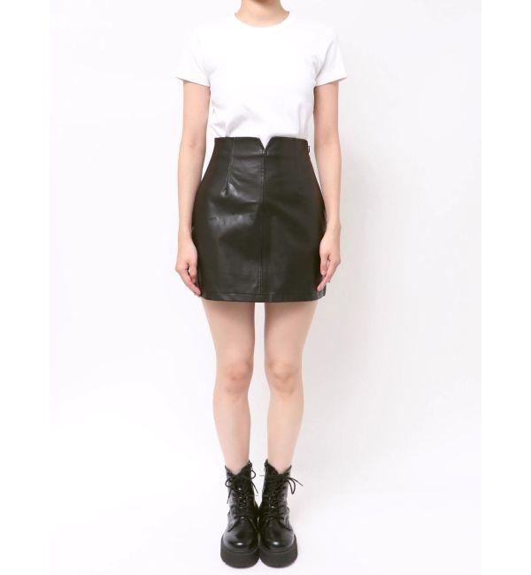 EMODA「カーブウエストミニスカート」|スカート|