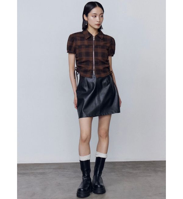 EMODA「カーブウエストミニスカート」|スカート|