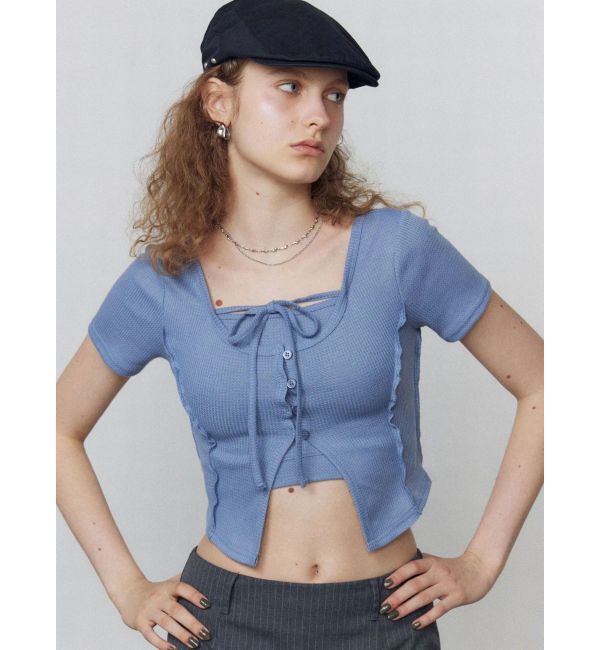 EMODA「カットツインセット」|Tシャツ・カットソー|ブルー