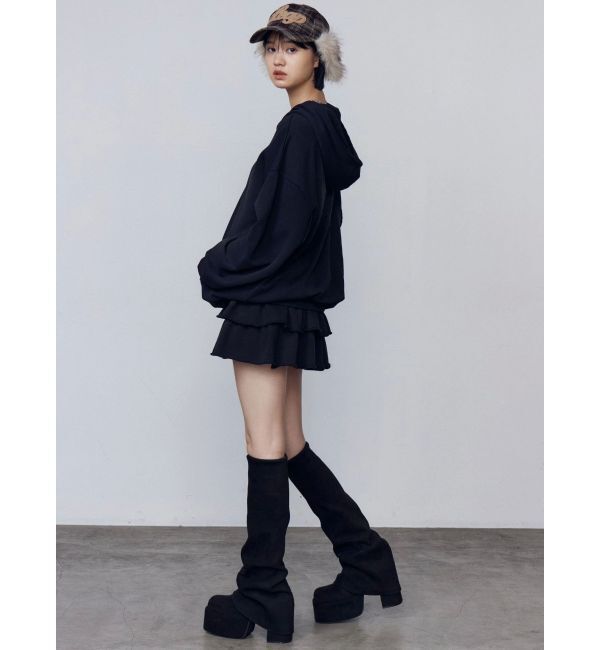 EMODA「スウェットティアードミニスカート」|スカート|