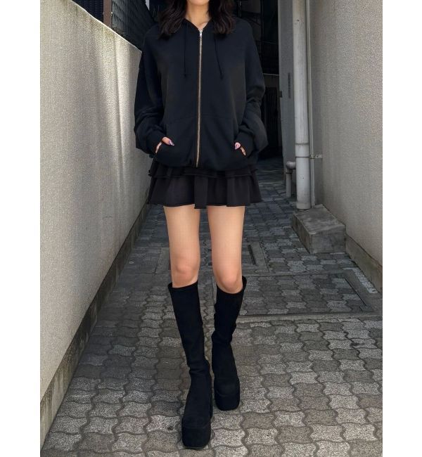 EMODA「スウェットティアードミニスカート」|スカート|