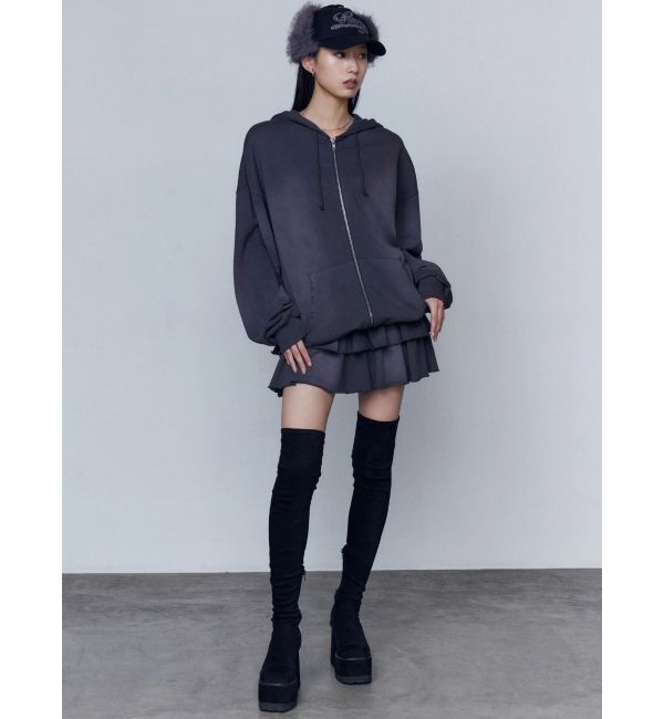 EMODA「スウェットティアードミニスカート」|スカート|