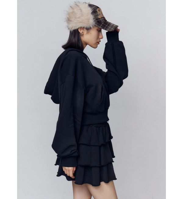 EMODA「スウェットティアードミニスカート」|スカート|