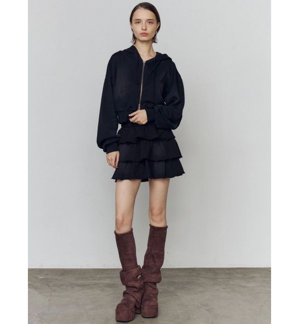 EMODA「スウェットティアードミニスカート」|スカート|