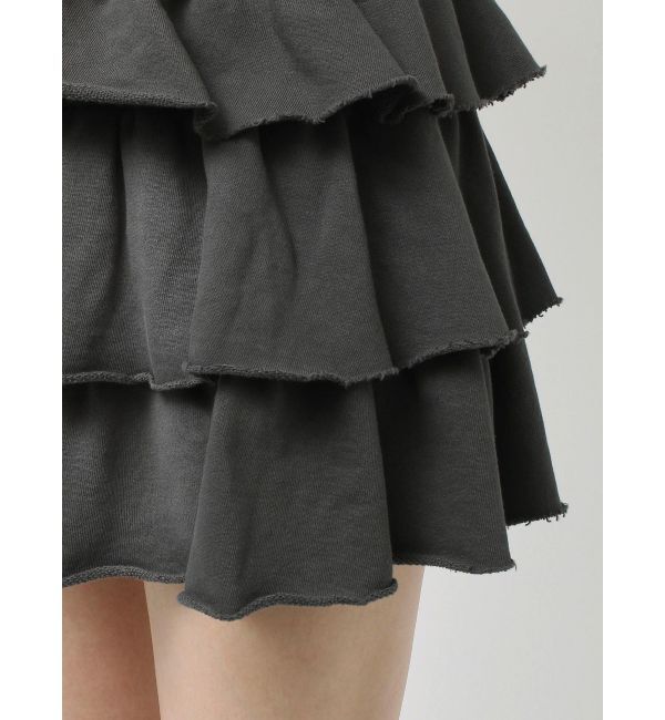 EMODA「スウェットティアードミニスカート」|スカート|