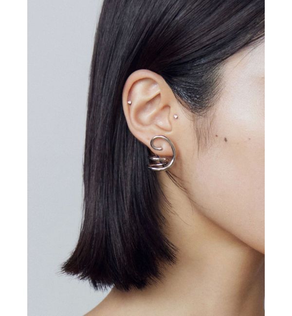 EMODA「アシンメトリースパイラルピアス」|ピアス|