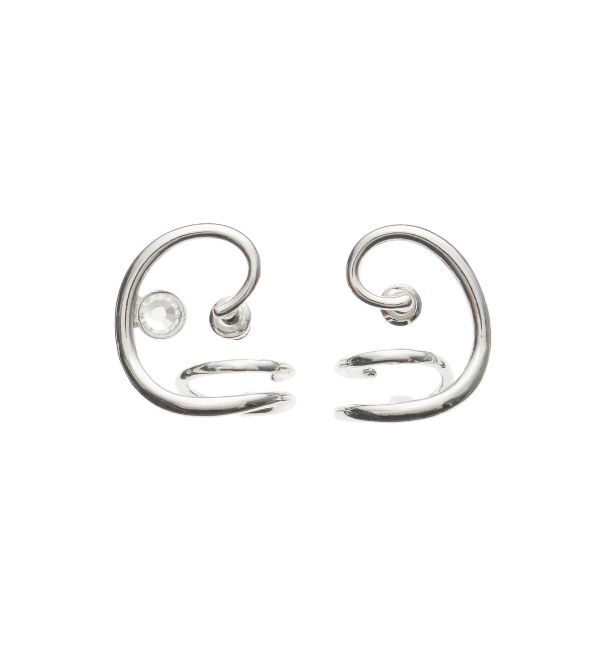 EMODA「アシンメトリースパイラルピアス」|ピアス|