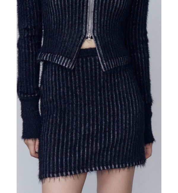 EMODA「シャギープレーティングポケットスカート」|スカート|