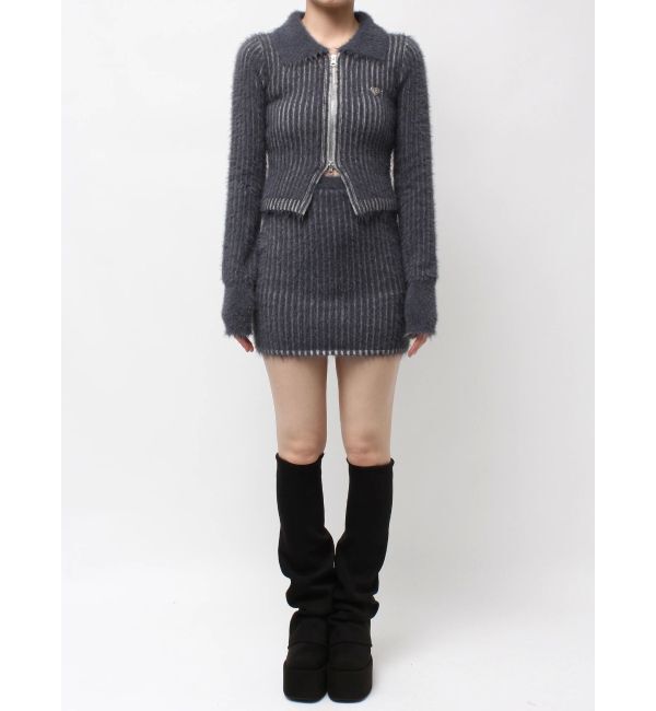 EMODA「シャギープレーティングポケットスカート」|スカート|