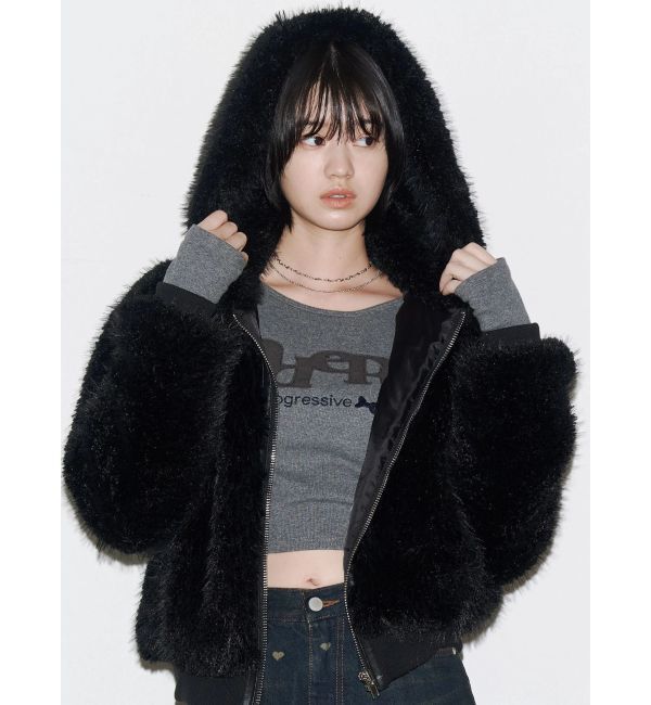 EMODA「ロゴパッチクロップロングスリーブTシャツ」|Tシャツ・カットソー|