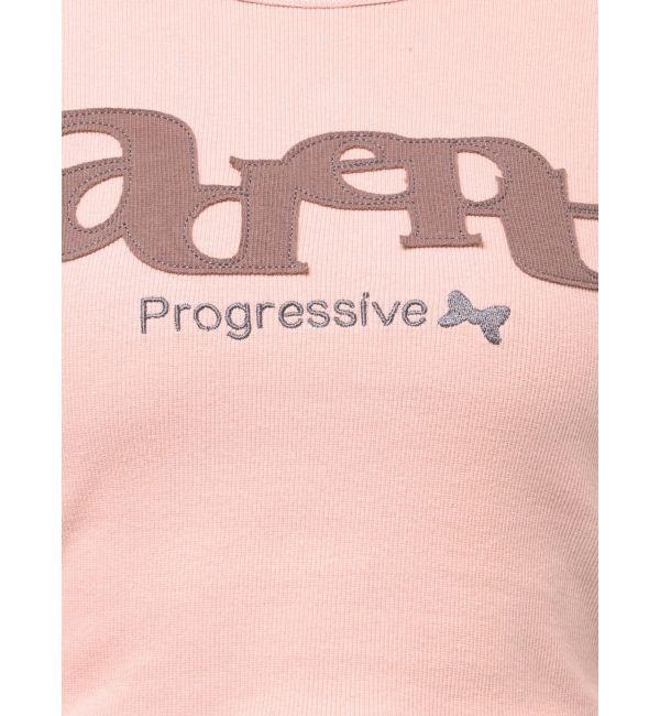 EMODA「ロゴパッチクロップロングスリーブTシャツ」|Tシャツ・カットソー|