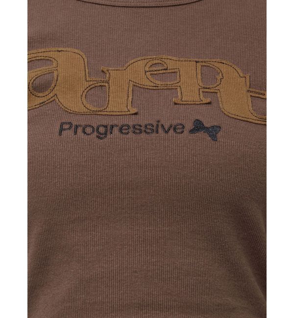 EMODA「ロゴパッチクロップロングスリーブTシャツ」|Tシャツ・カットソー|