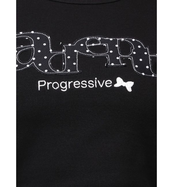 EMODA「ロゴパッチクロップロングスリーブTシャツ」|Tシャツ・カットソー|