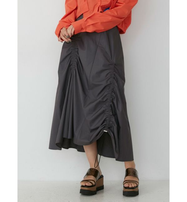 MURUA「ブロッキングフレアスカート」|スカート|