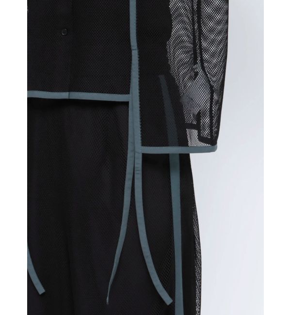 MURUA「パイピングメッシュシャツ」|シャツ・ブラウス|