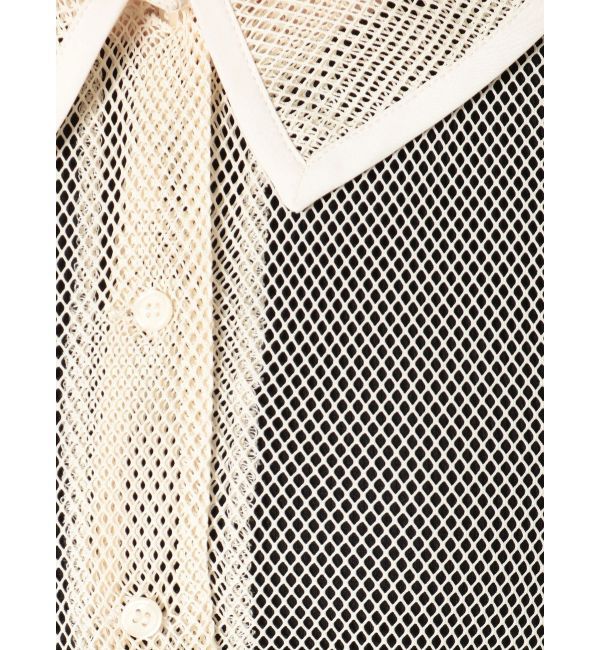 MURUA「パイピングメッシュシャツ」|シャツ・ブラウス|