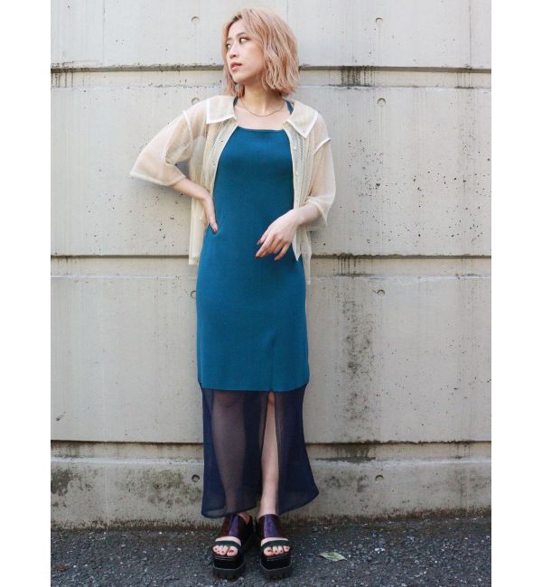 MURUA「パイピングメッシュシャツ」|シャツ・ブラウス|