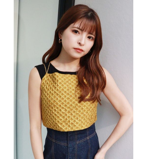 MURUA「サークルジャガードキャミソール」|キャミソール|